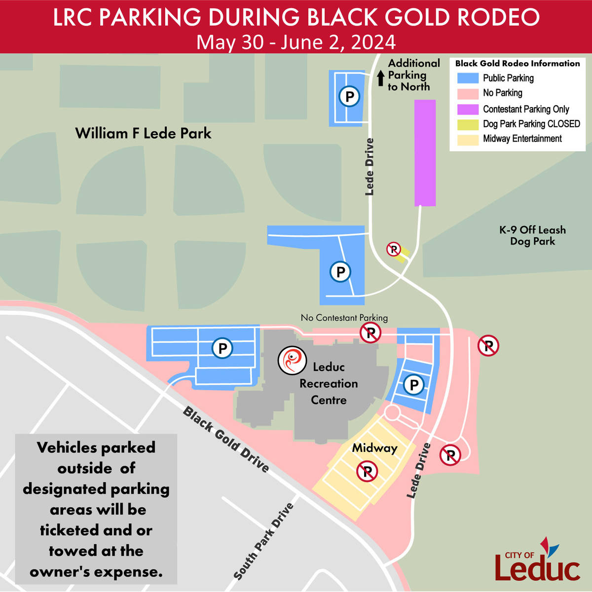 Black Gold Rodeo Parking